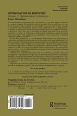 Optimization in Industry