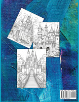 Coloring castles of a fairytale world