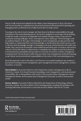 Event Management in Sport, Recreation, and Tourism