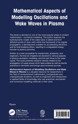 Mathematical Aspects of Modelling Oscillations and Wake Waves in Plasma