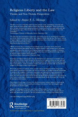 Religious Liberty and the Law Religious Liberty and the Law