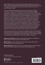 Applied Behavior Science in Organizations
