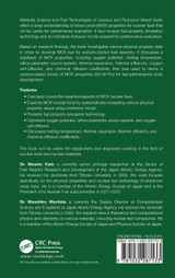 Materials Science and Fuel Technologies of Uranium and Plutonium Mixed Oxide
