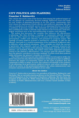 City Politics and Planning