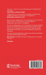 Wittgenstein's Art of Investigation