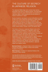 The Culture of Secrecy in Japanese Religion The Culture of Secrecy in Japanese Religion