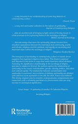 A Sociology of Spirituality A Sociology of Spirituality