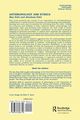 Anthropology and Ethics