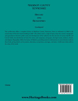 Madison County, Tennessee History and Biographies