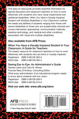 When You Have a Visually Impaired Student with Multiple Disabilities in Your Classroom