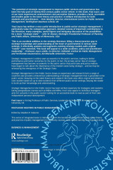 Strategic Management in the Public Sector Strategic Management in the Public Sector