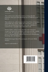 Disease Germs ; Their Supposed Nature