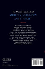 Oxford Handbook of American Immigration and Ethnicity Oxford Handbook of American Immigration and Ethnicity