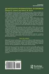 Quantitative International Economics