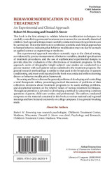 Behavior Modification in Child Treatment