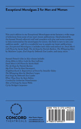 Exceptional Monologues 2 for Men and Women