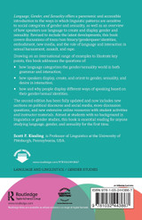 Language, Gender, and Sexuality Language, Gender, and Sexuality