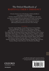 The Oxford Handbook of Martin Luther's Theology The Oxford Handbook of Martin Luther's Theology