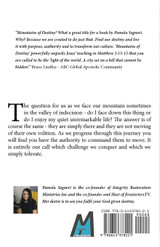 Mountains Of Destiny - Stepping Into The Kingdom