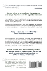 Human Reality--Who We Are and Why We Exist