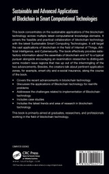 Sustainable and Advanced Applications of Blockchain in Smart Computational Technologies Sustainable and Advanced Applications of Blockchain in Smart Computational Technologies