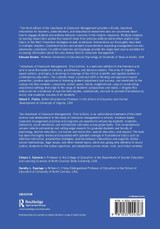 Handbook of Classroom Management