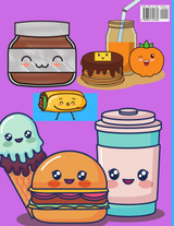 Kawaii Food Coloring Book for Kids Kawaii Food Coloring Book for Kids