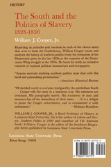 The South and the Politics of Slavery, 1828-1856