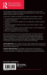The Routledge Handbook of Homelessness The Routledge Handbook of Homelessness