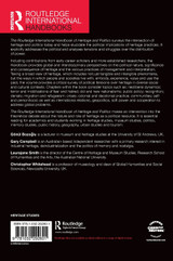 The Routledge International Handbook of Heritage and Politics