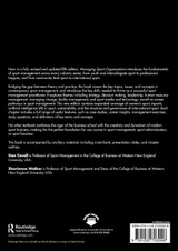 Managing Sport Organizations Managing Sport Organizations