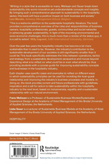 Improving Sustainability in the Hospitality Industry Improving Sustainability in the Hospitality Industry