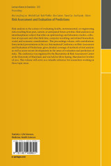 Risk Assessment and Evaluation of Predictions Risk Assessment and Evaluation of Predictions