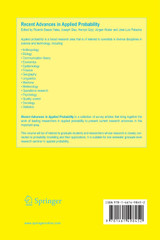 Recent Advances in Applied Probability