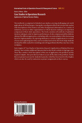 Case Studies in Operations Research