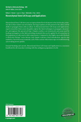 Mesenchymal Stem Cell Assays and Applications Mesenchymal Stem Cell Assays and Applications
