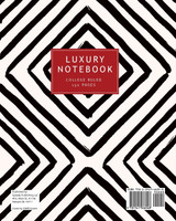 Luxury Notebook College Ruled 150 Pages