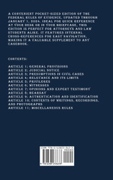 Federal Rules of Evidence; 2024 Edition