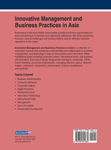 Innovative Management and Business Practices in Asia Innovative Management and Business Practices in Asia