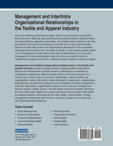 Management and Inter/Intra Organizational Relationships in the Textile and Apparel Industry Management and Inter/Intra Organizational Relationships in the Textile and Apparel Industry