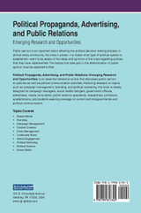 Political Propaganda, Advertising, and Public Relations