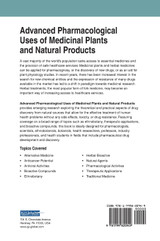 Advanced Pharmacological Uses of Medicinal Plants and Natural Products Advanced Pharmacological Uses of Medicinal Plants and Natural Products