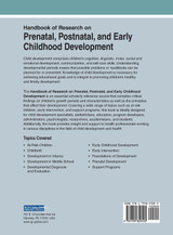 Handbook of Research on Prenatal, Postnatal, and Early Childhood Development