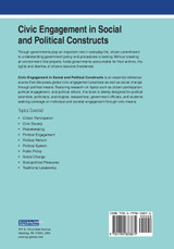 Civic Engagement in Social and Political Constructs Civic Engagement in Social and Political Constructs