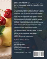 1000 Cuisinart Ice Cream Maker Cookbook