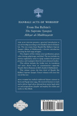 Hanbali Acts of Worship Hanbali Acts of Worship