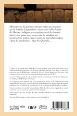 Mémoire sur la question par la Société d'agriculture, sciences et belles-lettres de Macon