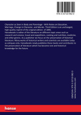 Character as Seen in Body and Parentage Character as Seen in Body and Parentage