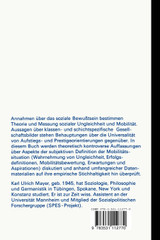 Ungleichheit und Mobilität im sozialen Bewußtsein