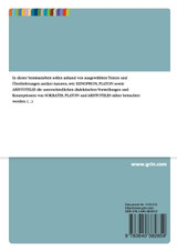 Differenzen und Gemeinsamkeiten zwischen den Dialektikkonzepten von Sokrates, Platon und Aristoteles Differenzen und Gemeinsamkeiten zwischen den Dialektikkonzepten von Sokrates, Platon und Aristoteles
